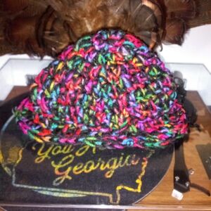 Homemade Kids Crocheted 5"L 7"W Bucket Hat